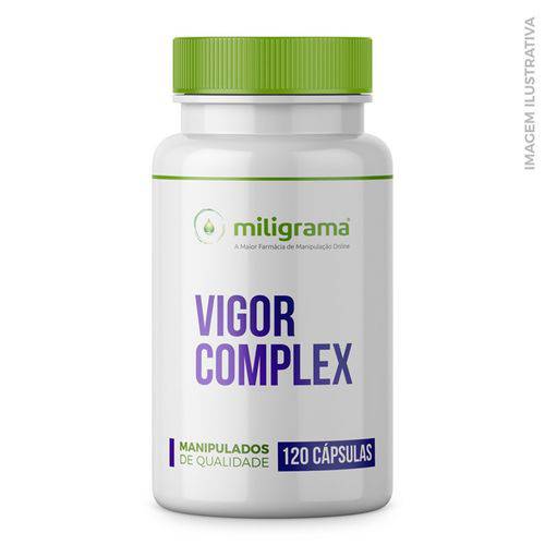 Vigor Complex - Rhodiola Rosea + Guaraná + Marapuama Cápsulas - 120 Cápsulas
