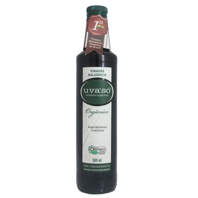 Vinagre Balsamico Orgânico 500ml - Uva só