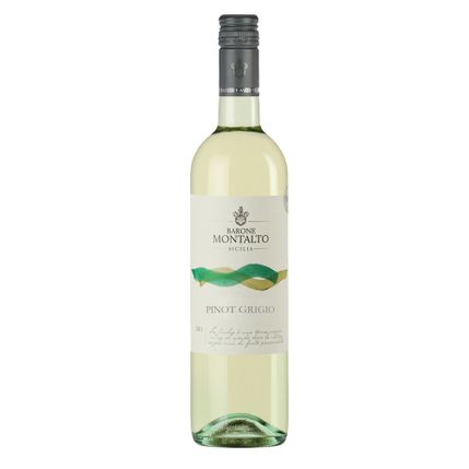 Vinho Barone Montalto Acq Pinot Grigio Terre Sici Igt 2017 375ml