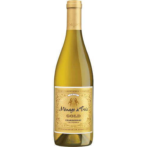 Vinho Branco Ménage à Trois Gold Chardonnay