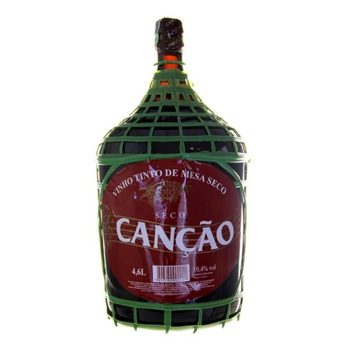 Vinho Brasileiro Cancao 4,6l Seco Tinto