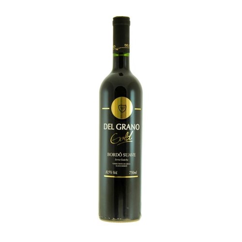 Vinho Brasileiro Del Grano 750ml Bordo Suave Gold