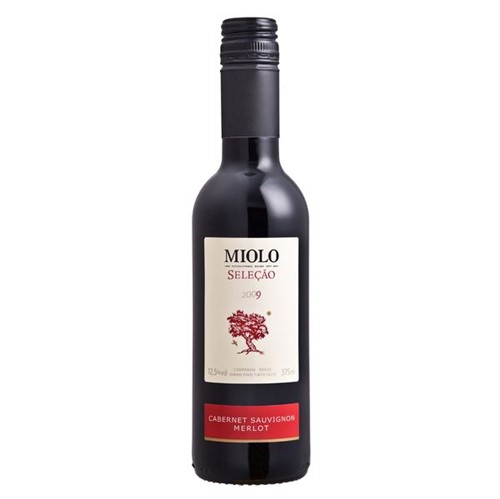 Vinho Brasileiro Miolo Selecao 375ml Tinto Cabernet Merlot