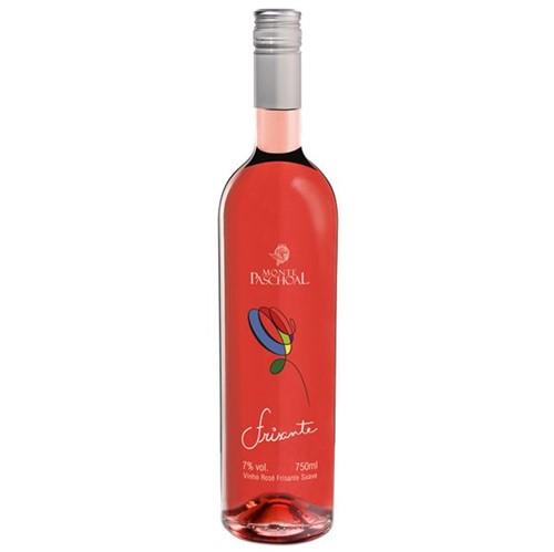 Vinho Brasileiro Monte Paschoal 750ml Frisante Suave Rose