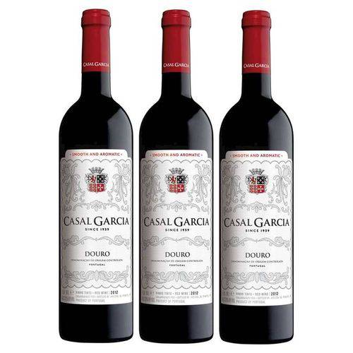 Vinho Casal Garcia Tinto Douro 750ml 03 Unidades