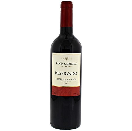 Vinho Chileno Santa Carolina Reserv 750ml Cabernet Sauvignon