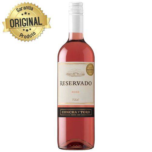 Vinho Chileno Suave Concha Y Toro Rosé Reservado Cabernet Sauvignon Garrafa 750ml