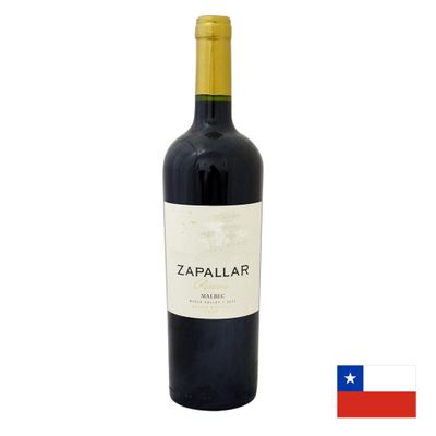 Vinho Chileno Tinto Reserva Malbec 750ml - Zapallar