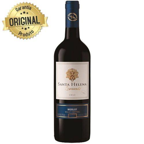 Vinho Chileno Tinto Seco Merlot Garrafa 750ml - Santa Helena