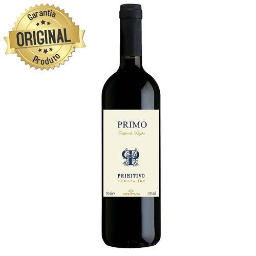 Vinho Italiano Tinto Primitivo Primo Garrafa 750ml - Torrevento