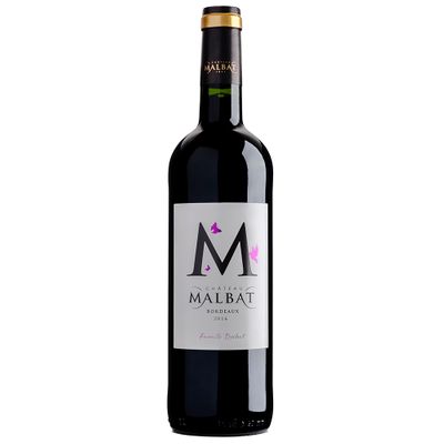Vinho M de Château Malbat Bordeaux Rouge A.O.C. 2016
