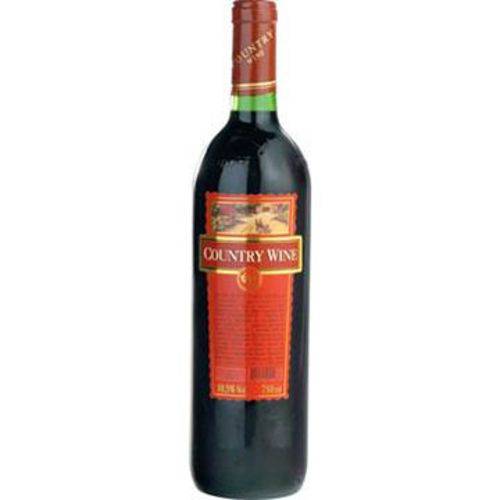 Vinho Nacional Tinto Meio Suave Garrafa 750ml - Country Wine