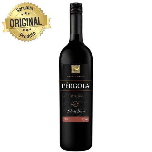 Vinho Nacional Tinto Suave Garrafa 750ml - Pérgola