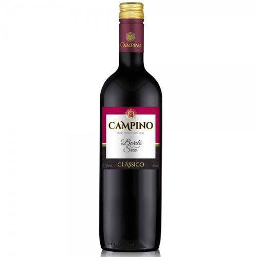 Vinho Tinto Bordô Seco Clássico 750ml - Campino