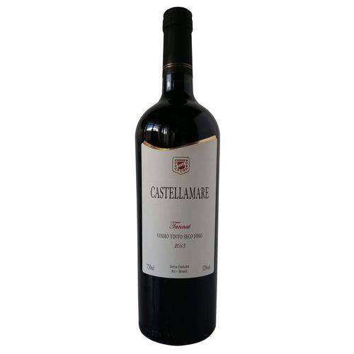 Vinho Tinto Tannat Seco Fino 750ml Castellamare