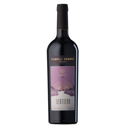 Vinho Vinícola Família Bebber Sentiero Merlot Reserva
