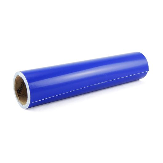 Vinil Adesivado para Plotter Azul Royal Brilho 30,5x5m
