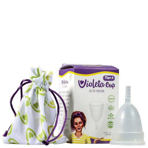 Violeta Cup Transparente Tipo a (+30 Anos ou com Filhos) - Coletor Menstrual