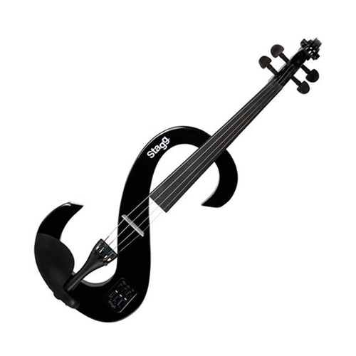 Violino Elétrico 4 Cordas com Estojo Eva4-4bkc Stagg