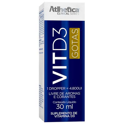 Vit D3 Gotas - Atlhetíca Nutrition