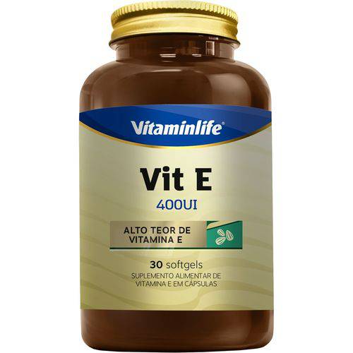 Vit e 400ui (30 Softgels) Vitamina e - Vitaminlife