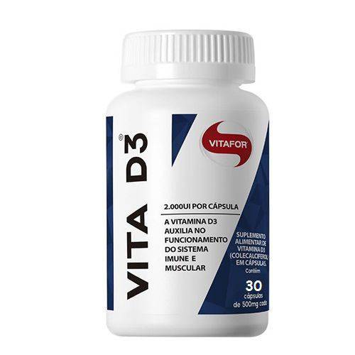 Vita D3 - 30 Cápsulas - Vitafor