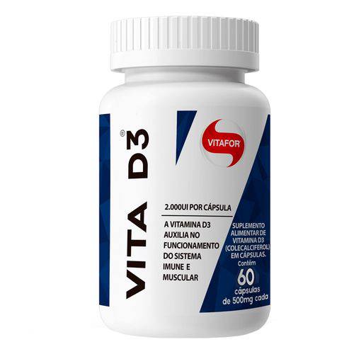 Vita D3 (60 Caps) - Vitafor