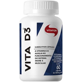 Vita D3 com 60 Cápsulas da Vitafor