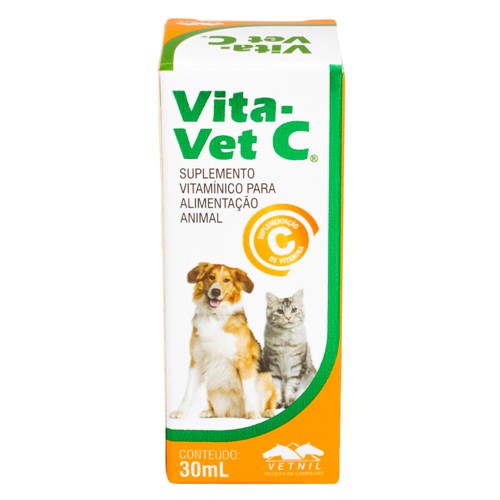 Vita-Vet C Uso Veterinário com 30ml