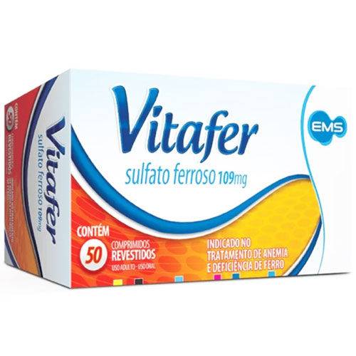 Vitafer 109mg C/ 50 Comprimidos