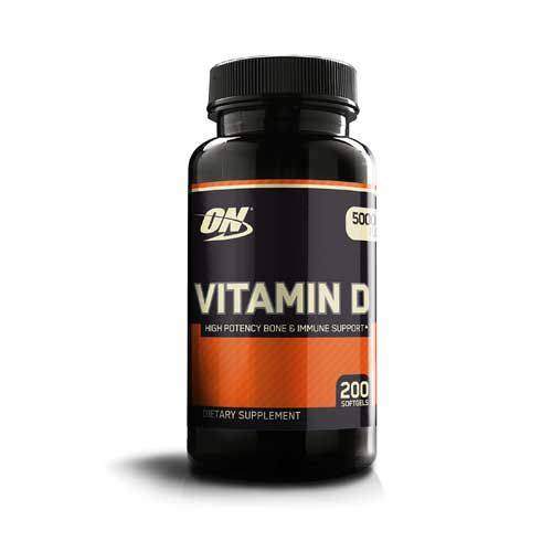 Vitamin D - 200 Caps - Optimum Nutrition