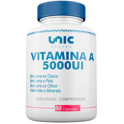 Vitamina a 5000ui 120 Cáps Unicpharma