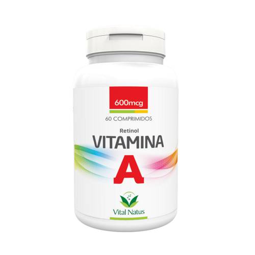 Vitamina a - Retinol 60 Comprimidos 600mcg - Vital Natus