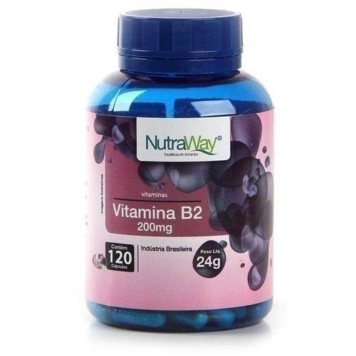 Vitamina B2 120 Cápsulas - Nutraway
