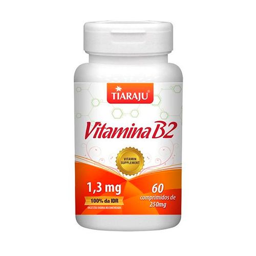 Vitamina B2 - Tiaraju - 60 Comprimidos de 250mg