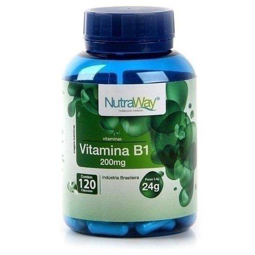 Vitamina B1 200mg 120 Capsulas Nutraway