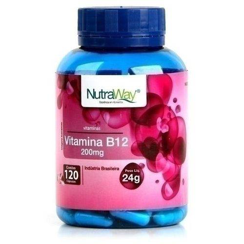 Vitamina B12 120 Cápsulas - Nutraway
