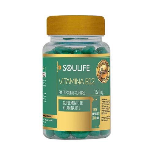 Vitamina B12 250mg - 30 Cáps - Soulife