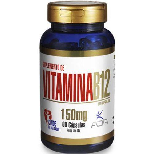 Vitamina B12 60 Cápsulas 150mg Ada