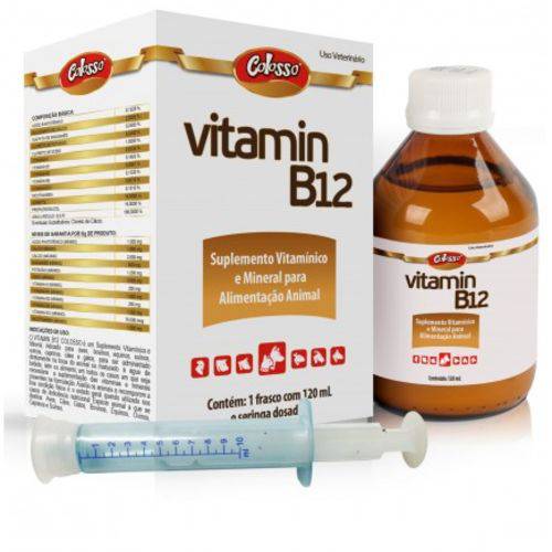 Vitamina B12 Colosso Pet 120 Ml