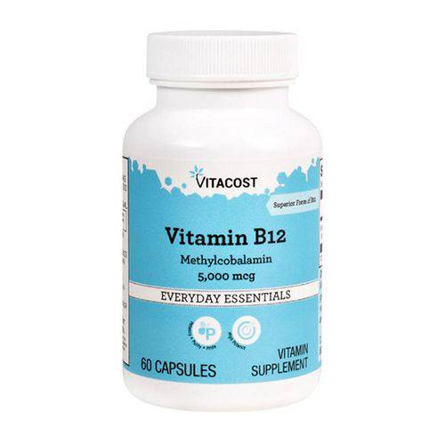 Vitamina B12 Metilcobalamina Sublingual 5000 Mcg 60 Tabletes