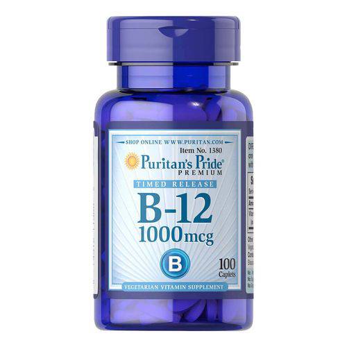 Vitamina B12 Puritans Pride 1000mcg 100 Cápsulas