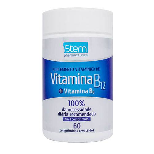Vitamina B12 + Vitamina B6 - 60 Comprimidos