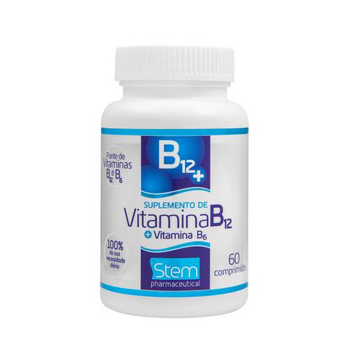 Vitamina B1 Vitamina B6 Stem com 60 Comprimidos