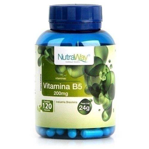 Vitamina B5 200mg 120 Capsulas Nutraway