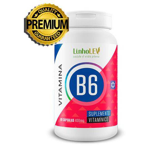 Vitamina B6 60 Cápsulas Premium - Piridoxina