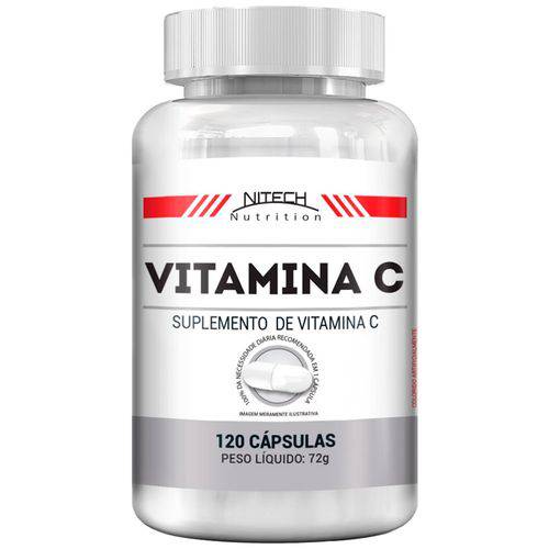 Vitamina C - 120 Cápsulas - Nitech Nutrition