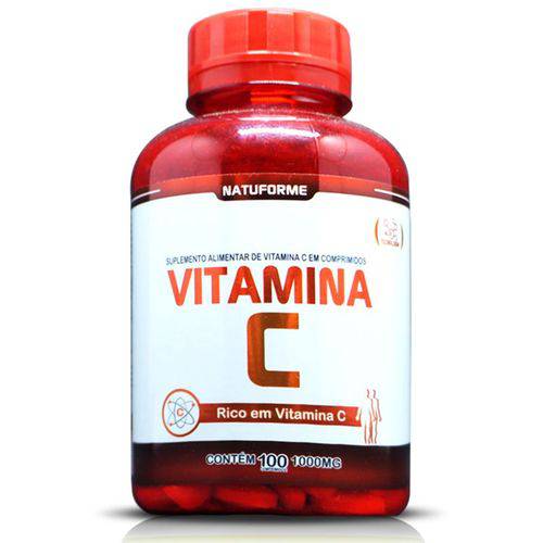 Vitamina C 1000mg com 100 Comprimidos Natuforme