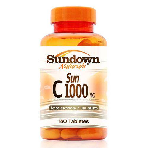 Vitamina C 1000mg - Sundown Vitaminas - 180 Comprimidos