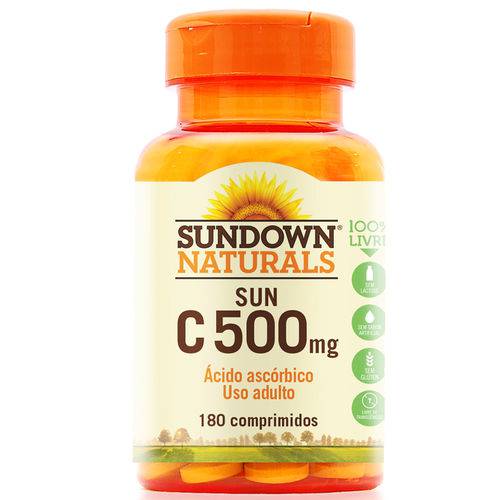 Vitamina C 500Mg Sundown 180 Tablets
